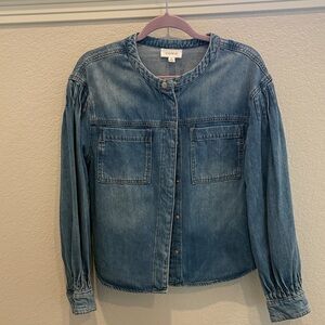 Evereve Denim Trucker Jacket size S